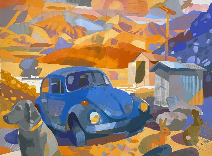 Martha’s Blue Beetle, Deep Springs CA